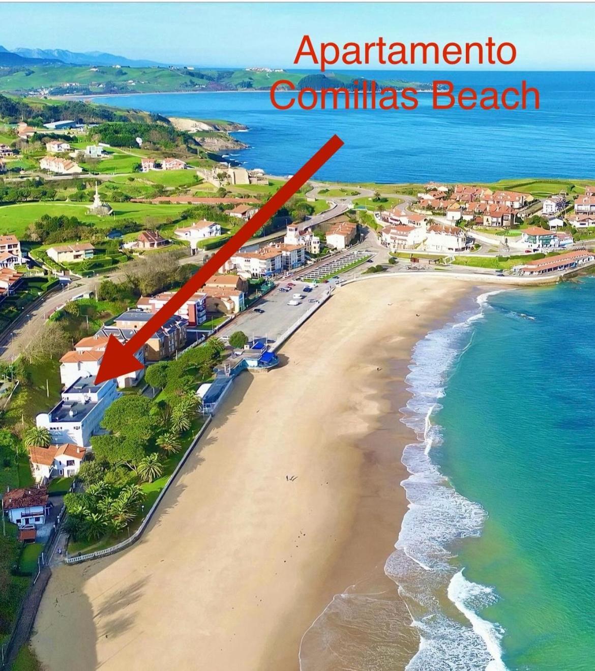 Apartamento Comillas Beach Buitenkant foto